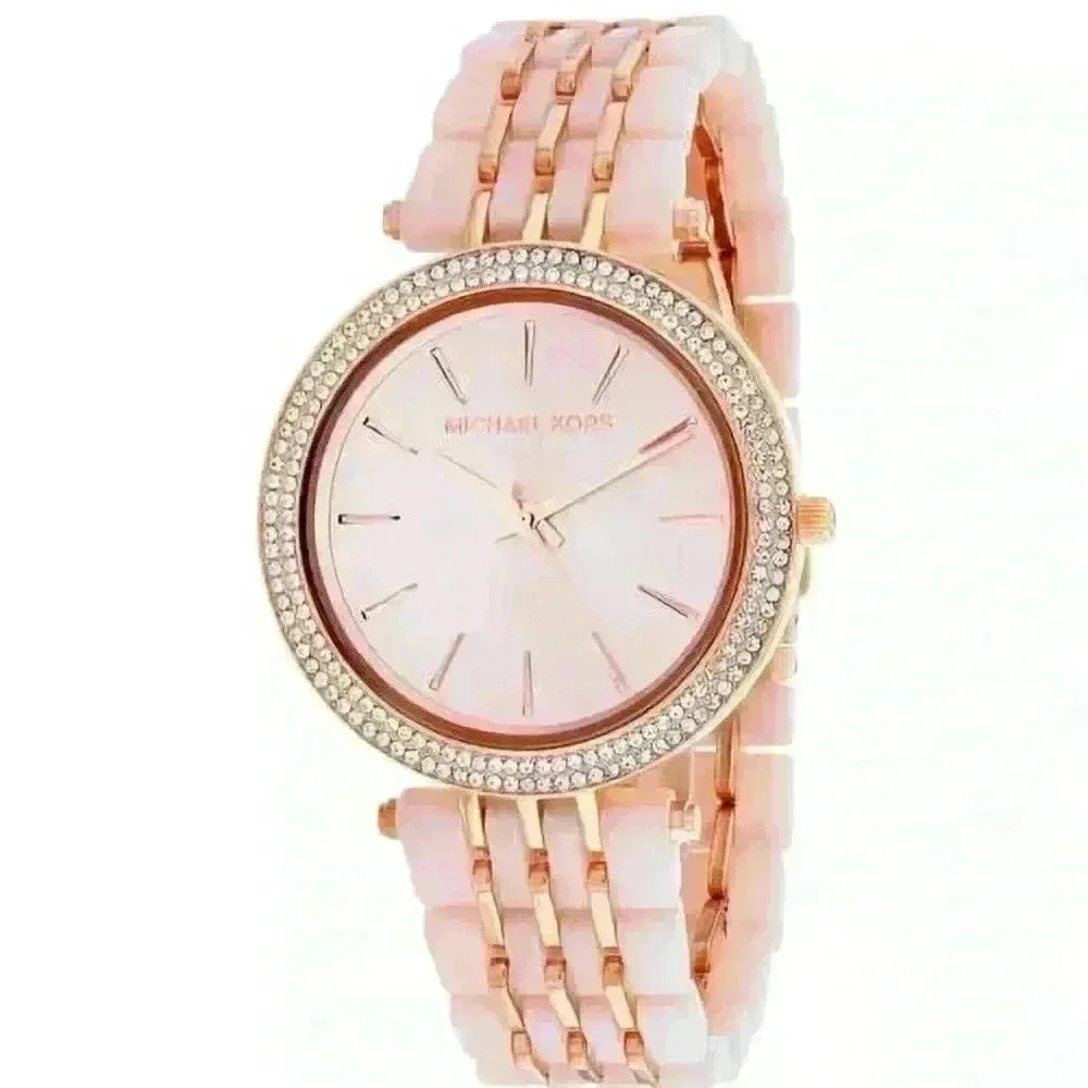 NWT Michael Kors Darci Watch Rose Gold